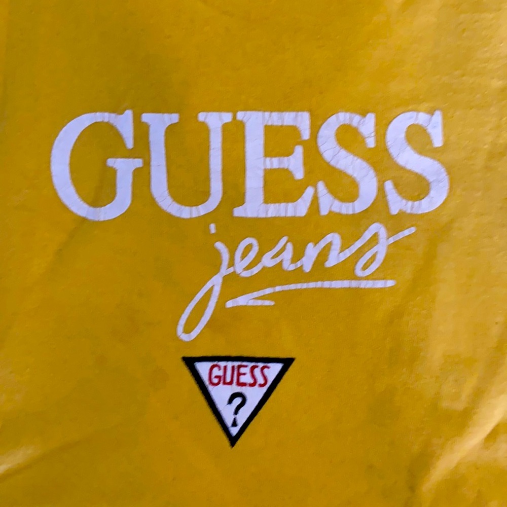 Guess jeans VINTAGE yellow T-shirt